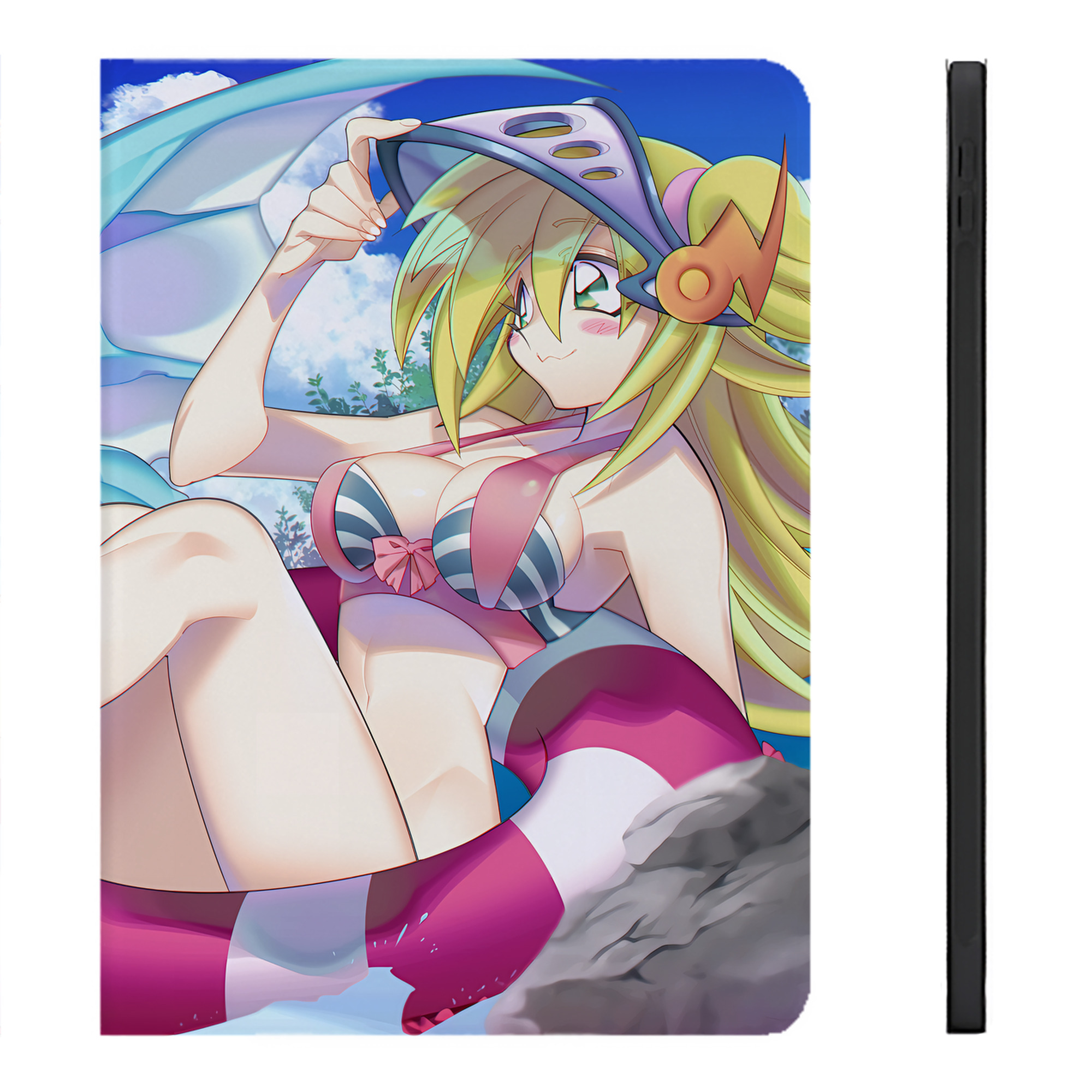 （画像用） 遊☆戯☆王 Yu-Gi-Oh! IPadケース ペンホルダー付き ブックスタイルデザイン